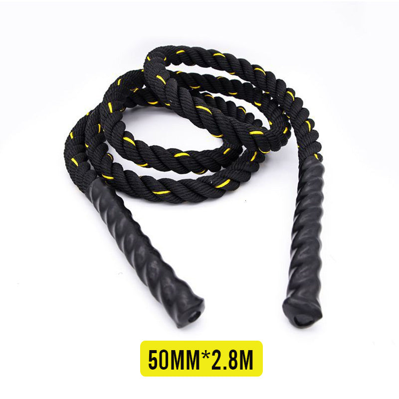 Three strands of thick skipping rope