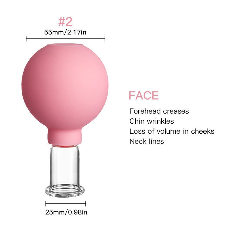 Plastic Cup Cupping Suction Ball Simple Portable Household Cupping Set Cupping Accessories