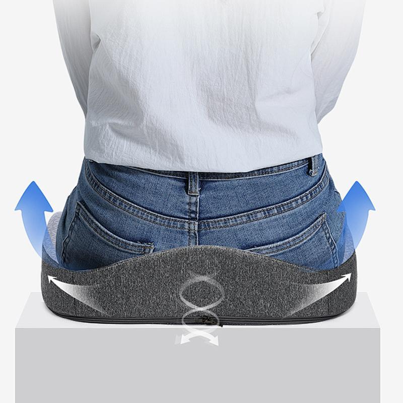 East Coast Warehouse Integrated Seat Cushion Is A Comfortable Choice For Long-term Sitting, Improving Work Efficiency, Thickened Sweatshirt Fabric, Soft Cotton Core And No Shrinkage