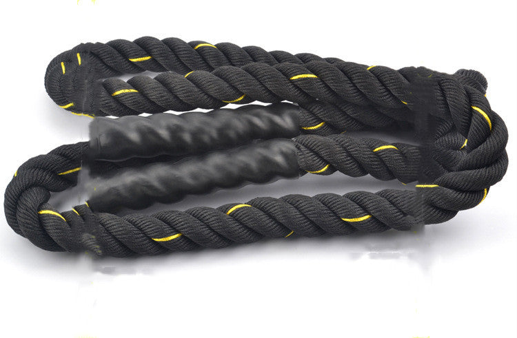 Three strands of thick skipping rope