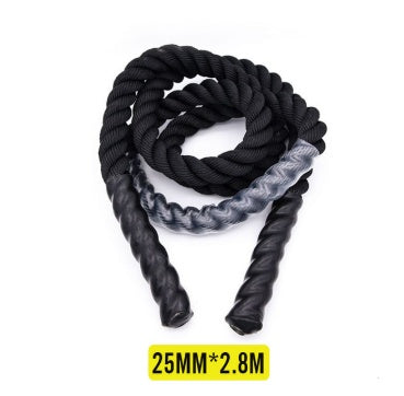 Three strands of thick skipping rope