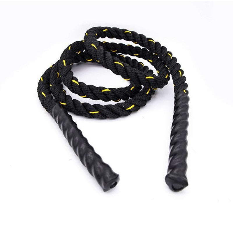 Three strands of thick skipping rope