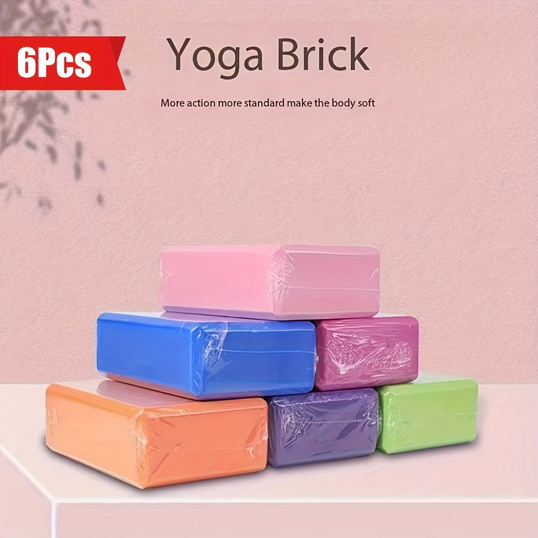 Foam Yoga Blocks for Home Fitness (6pcs)-1