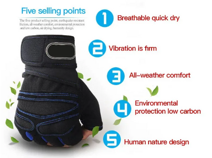 Unisex Gym Gloves with Wrist Support-1